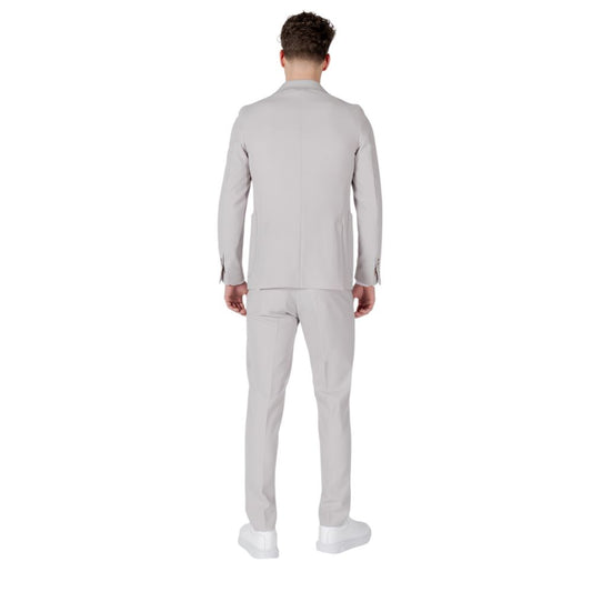 Gray Polyester Waistcoat