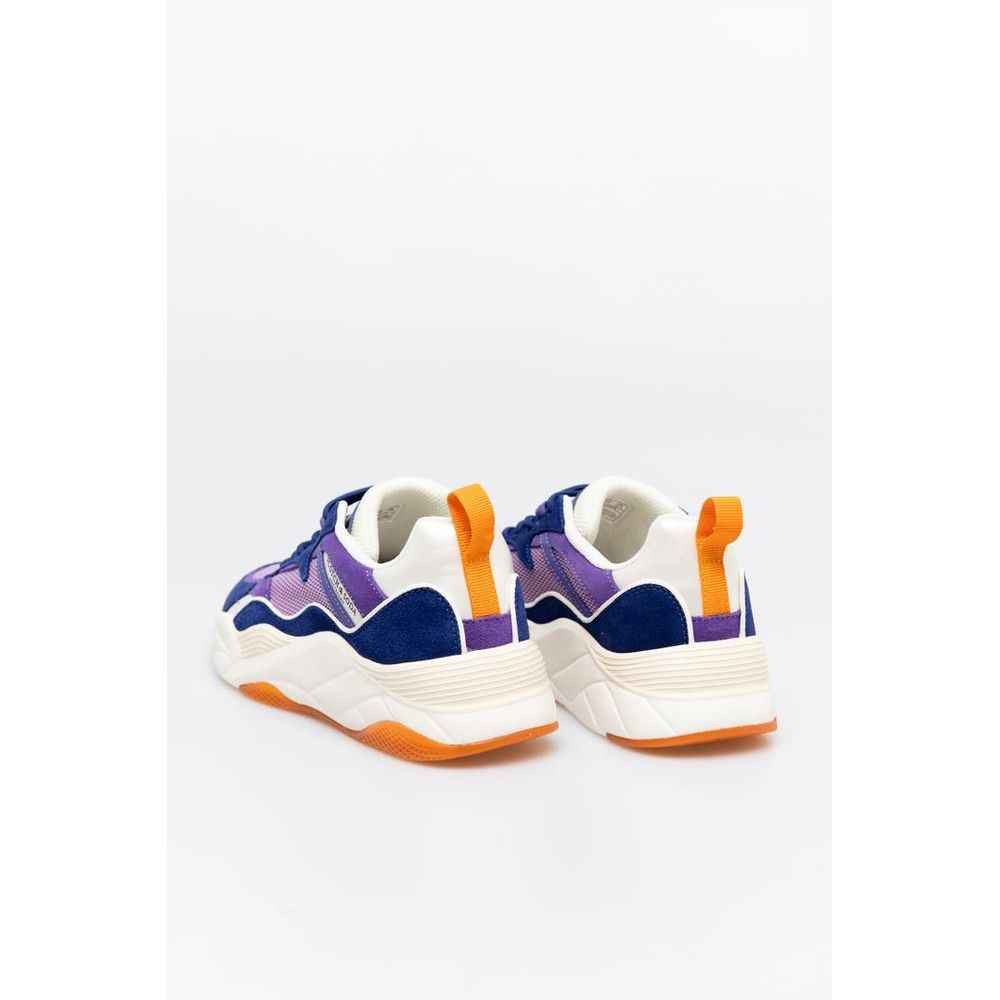 Multicolor Cotton Chunky Sneakers