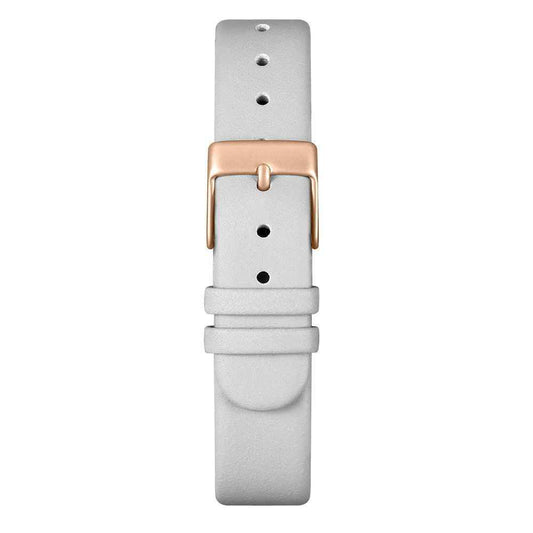 White Leather Dress Watch