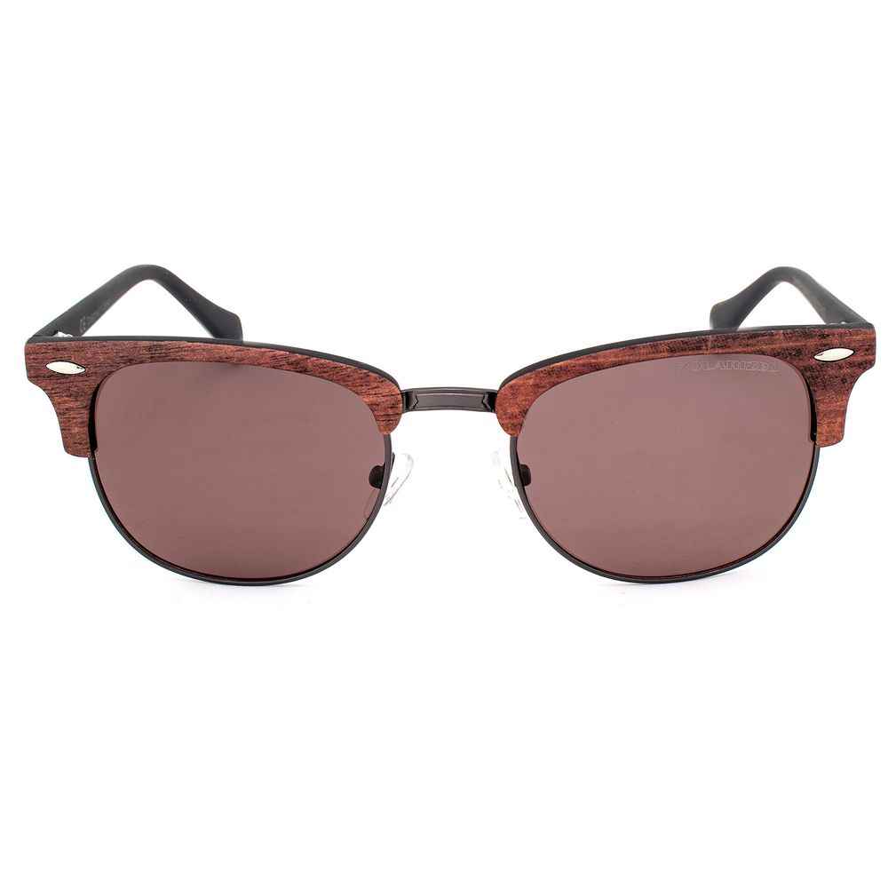 Brown Metal Sunglasses
