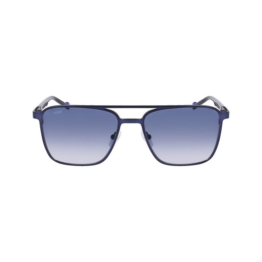 Blue Metal Sunglasses