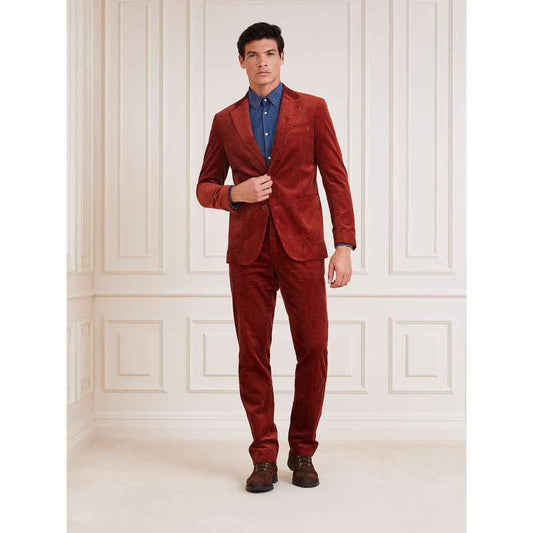 Brown Cotton Casual Pants