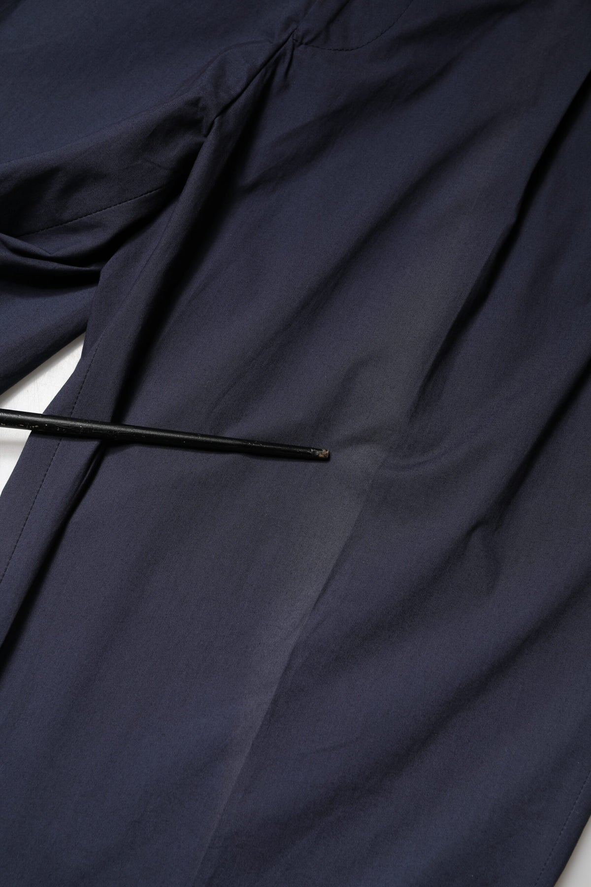 DarkBlue Wool Straight Formal Dress Trouser Pants