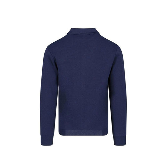 Blue Nylon Cardigan