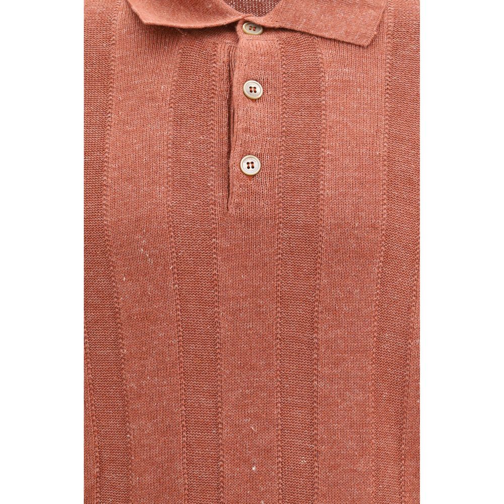 Orange Denim Shirt