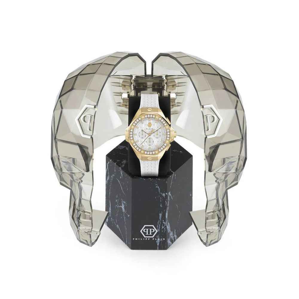 White Synthetic Dress Watch