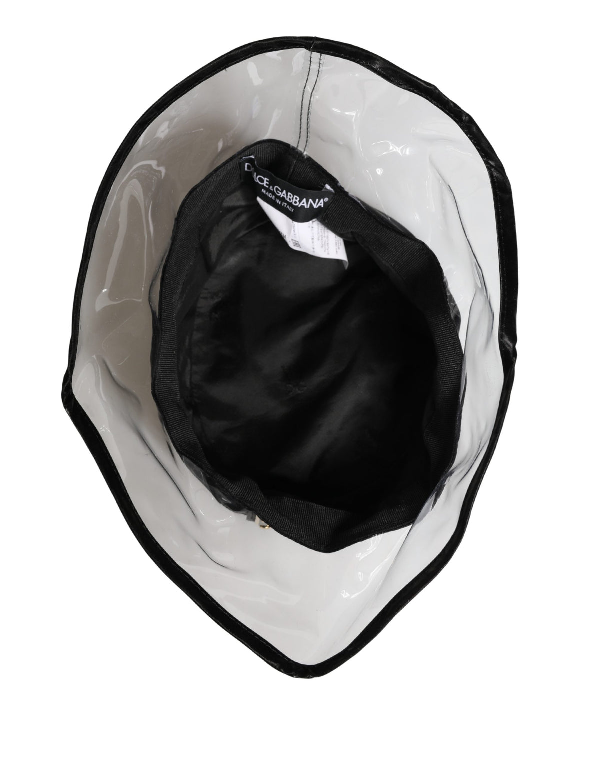 Black Nylon Plastic Fisherman Bucket Capello Hat