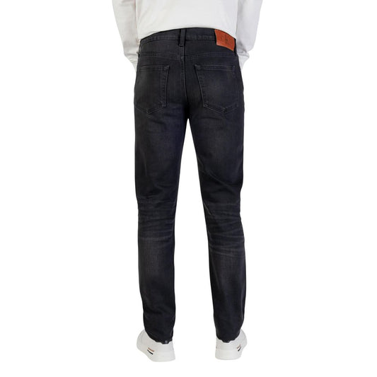 Blue Cotton Skinny Jeans