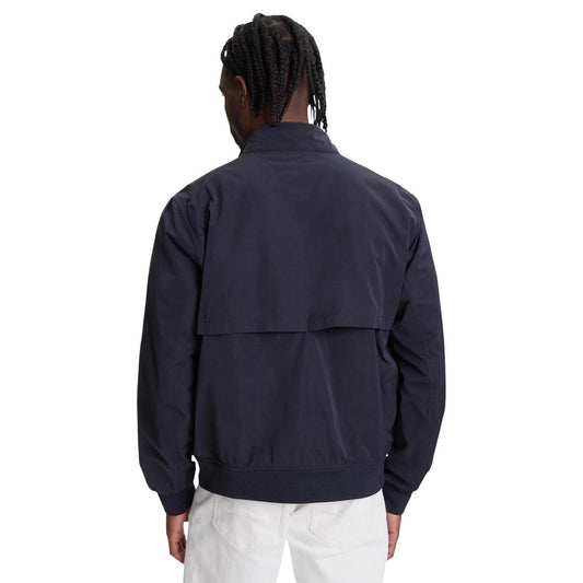 Blue Recycled Polyester Bomber