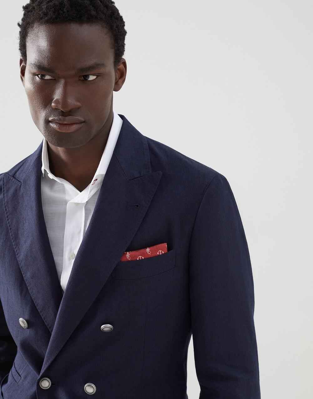 Bicolor Silk Pocket Square