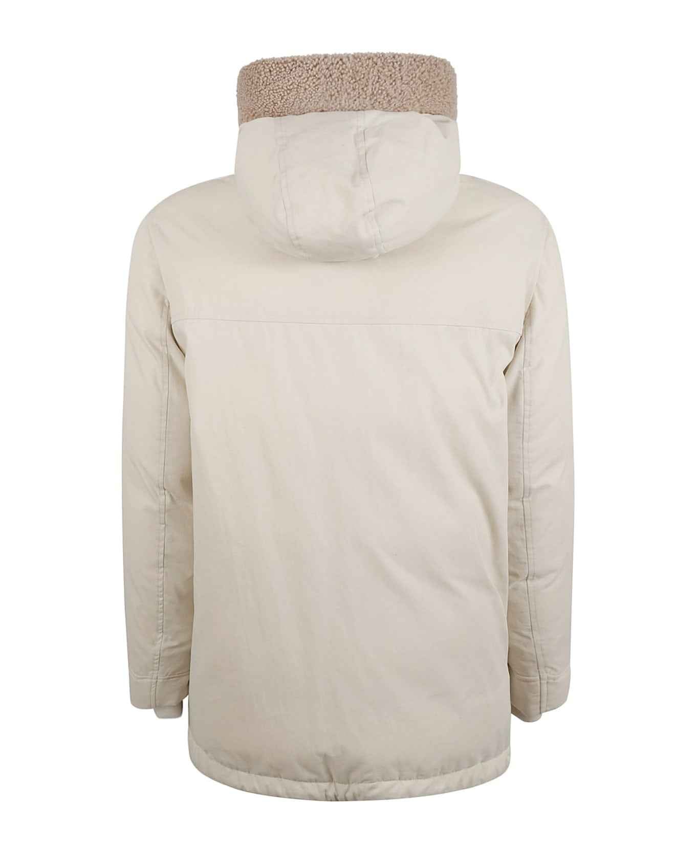 Multicolor Cotton Full-Length Jacket
