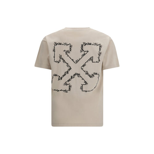 Beige Cotton T-Shirt