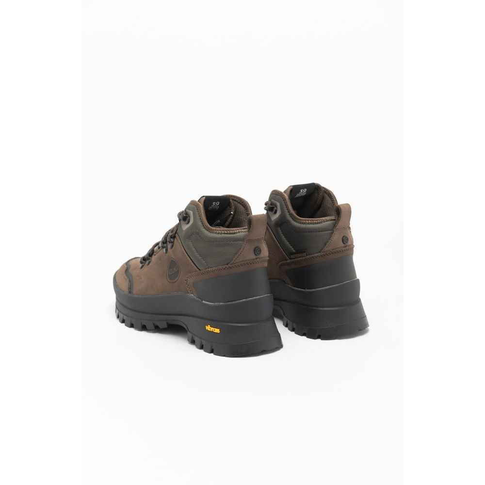 Bicolor Leather Ankle Boots