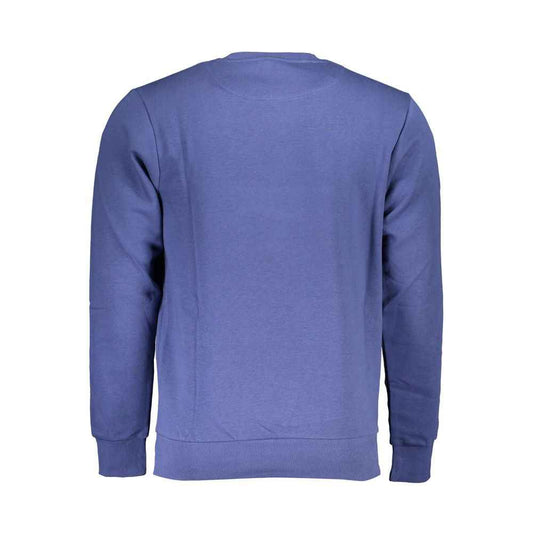 Blue Cotton Men's Sweatshirt