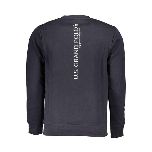 Blue Cotton Men's Sweatshirt