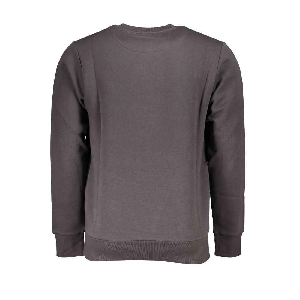 Gray Cotton Men Sweatshirt