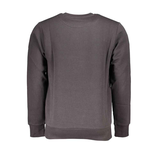 Gray Cotton Men Sweatshirt