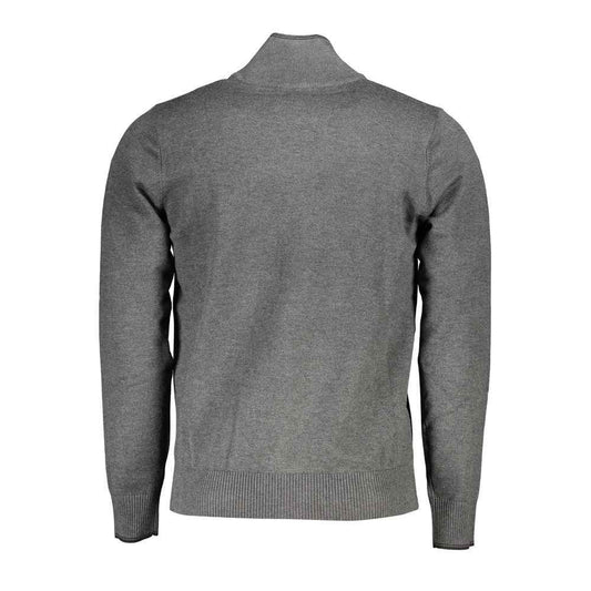 Grigio Viscosa Men Cardigan