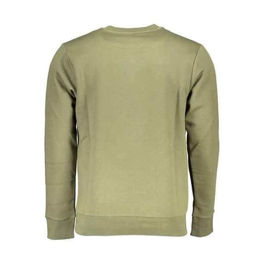 Blue Cotton Men Sweatshirt