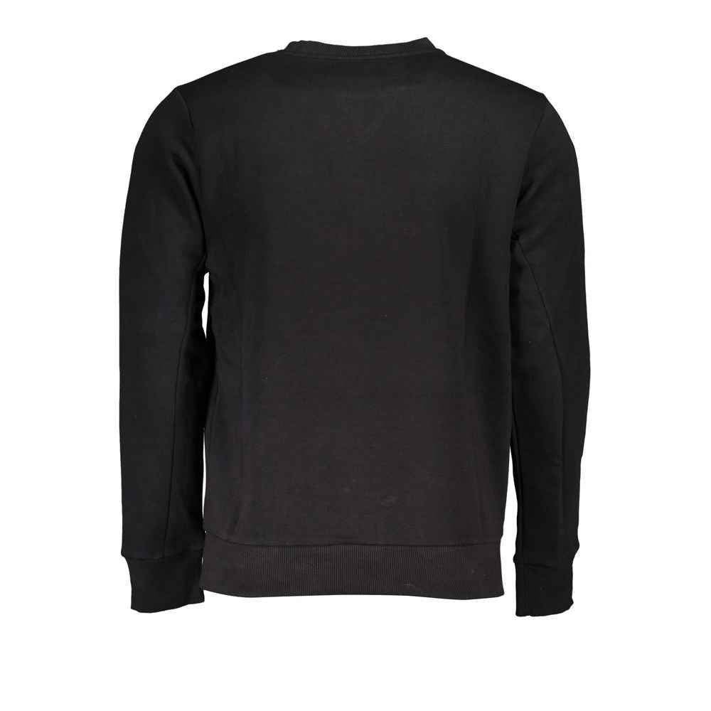 Black Cotton Men's Sweatshirt