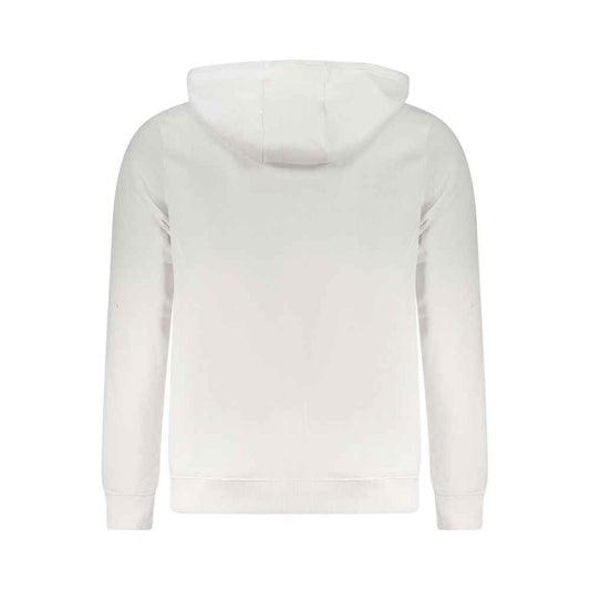 White Cotton Men's Hoodie