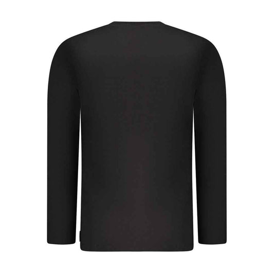Black Cotton Men's T-Shirt