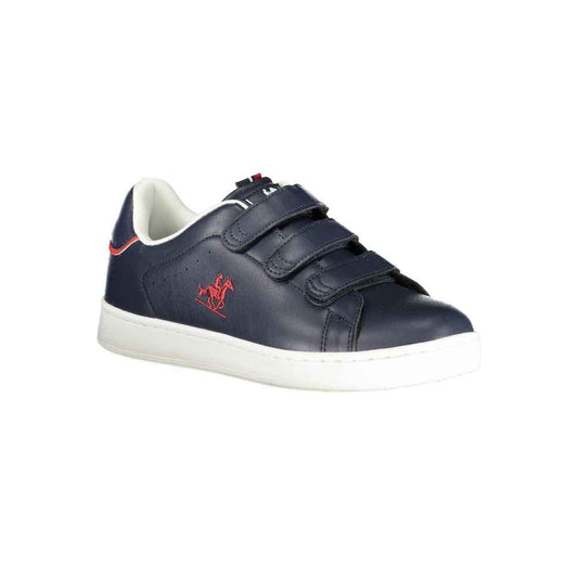Blue Polyurethane Men's Sneaker
