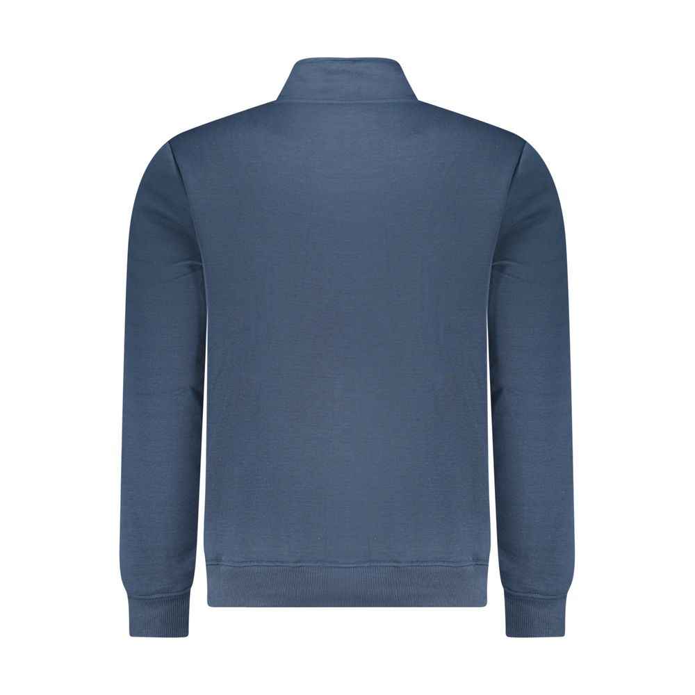 Blue Polyester Men's Sweatshirt