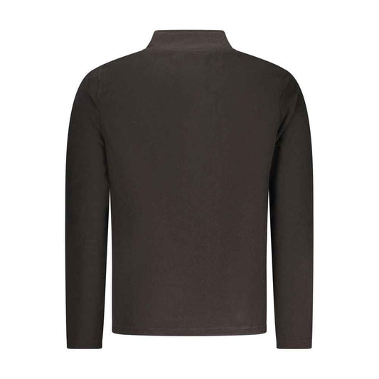Black Polyester Men's Sweatshirt