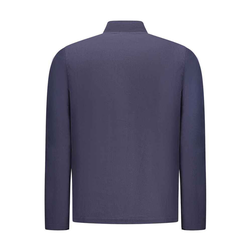 "Blu Polyester Men's Sweatshirt"