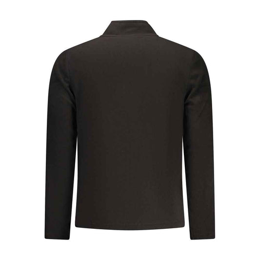 Black Polyester Men's Sweatshirt