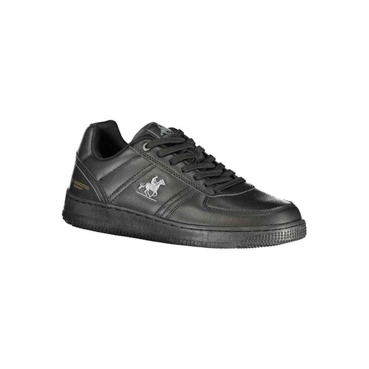 Nero Polyurethane Men Sneaker