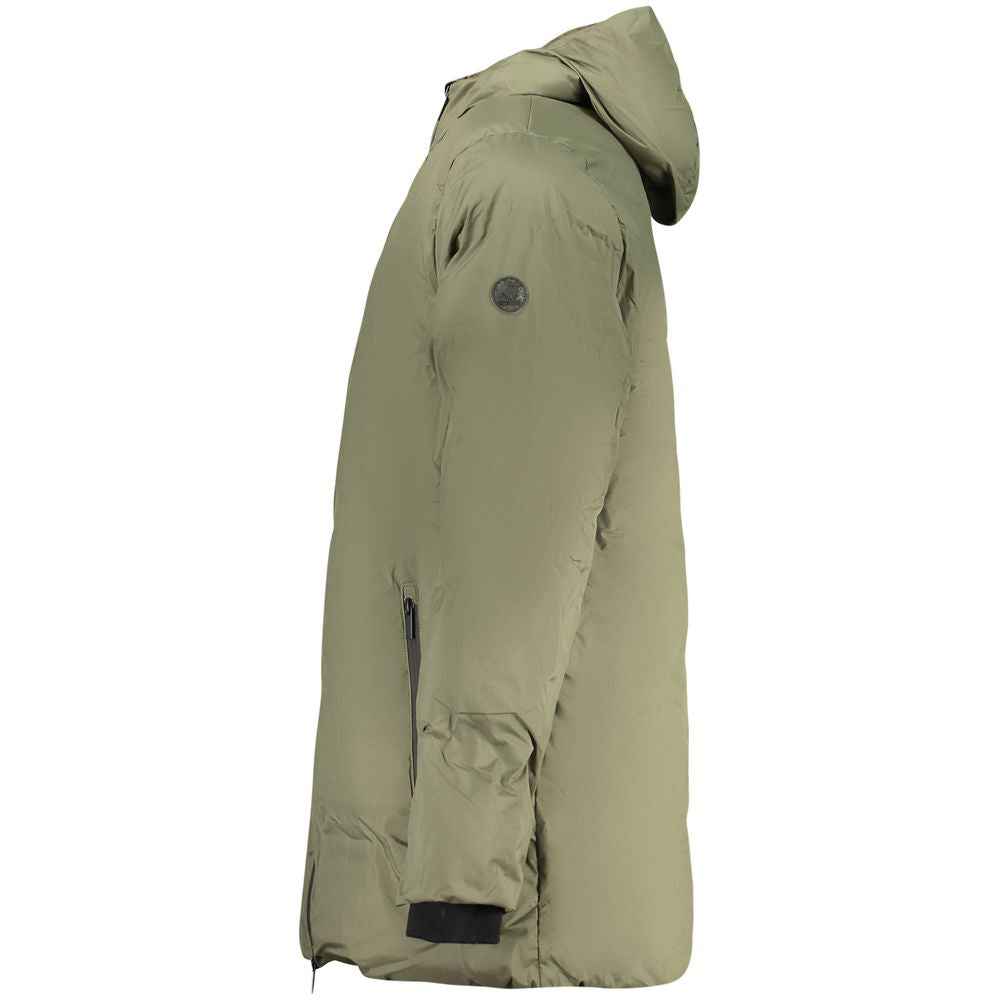 Verde Polyester Mens Jacket