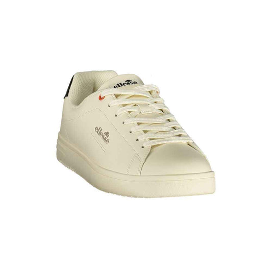 White Polyurethane Men's Sneaker
