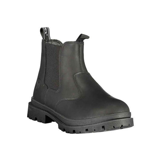 Nero Polyurethane Men's Ankle Boot