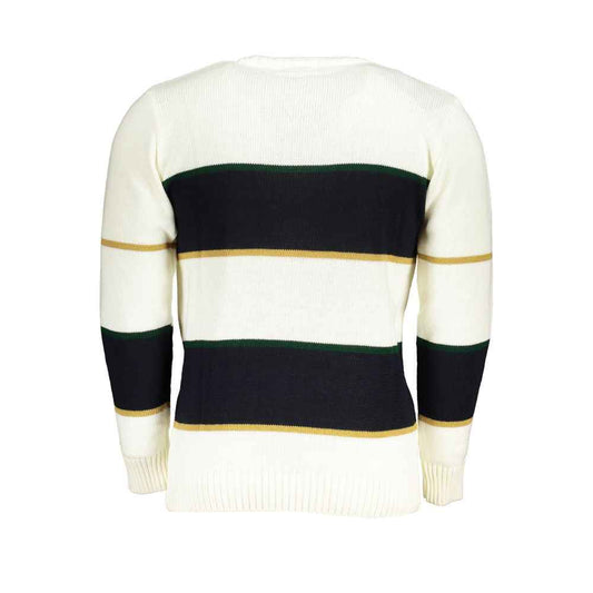 White Acrylic Men Sweater