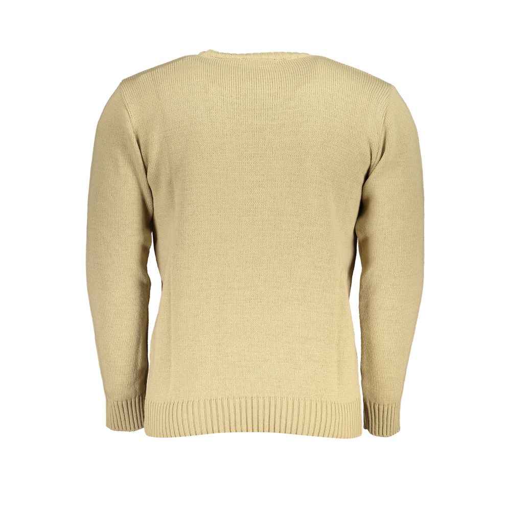 Beige Fabric Sweatshirt