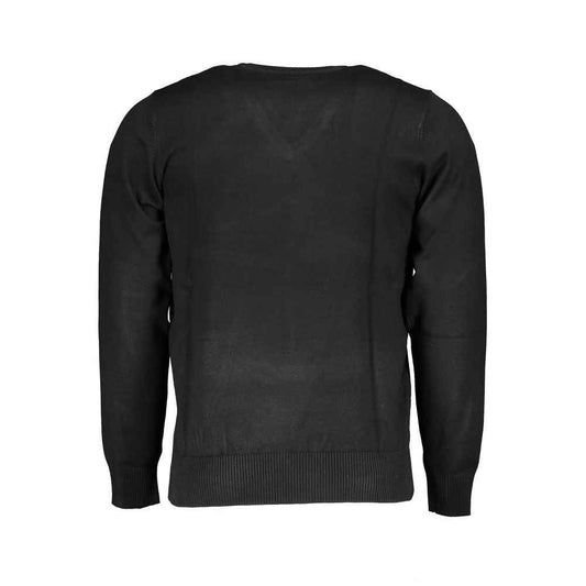 Nero Viscosa Uomo Maglia