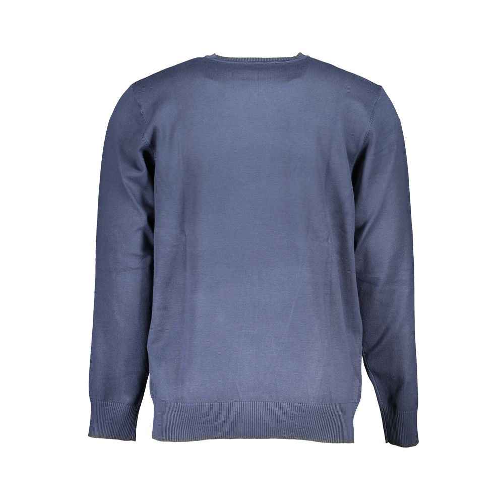 Blue Nylon Sweatshirt