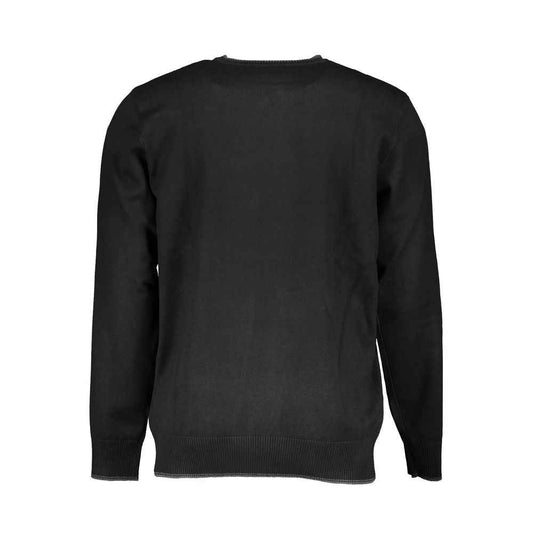 Black Nylon Sweatshirt