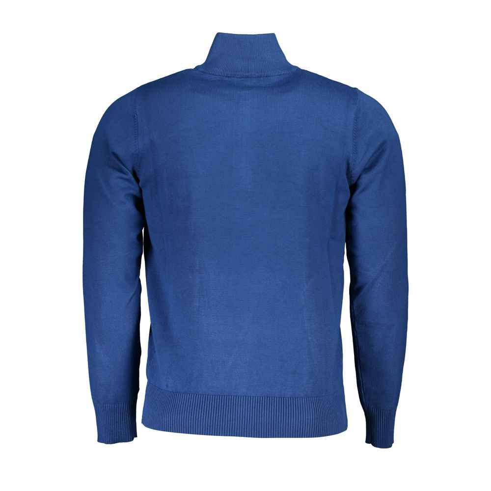 Blue Nylon Sweatshirt