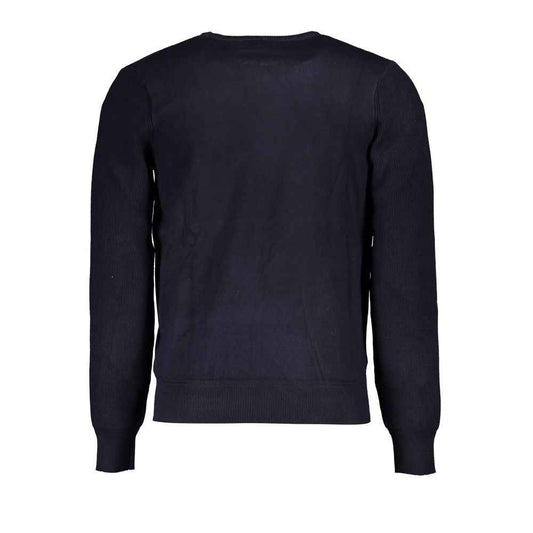 Blue Viscose Men's Shirt