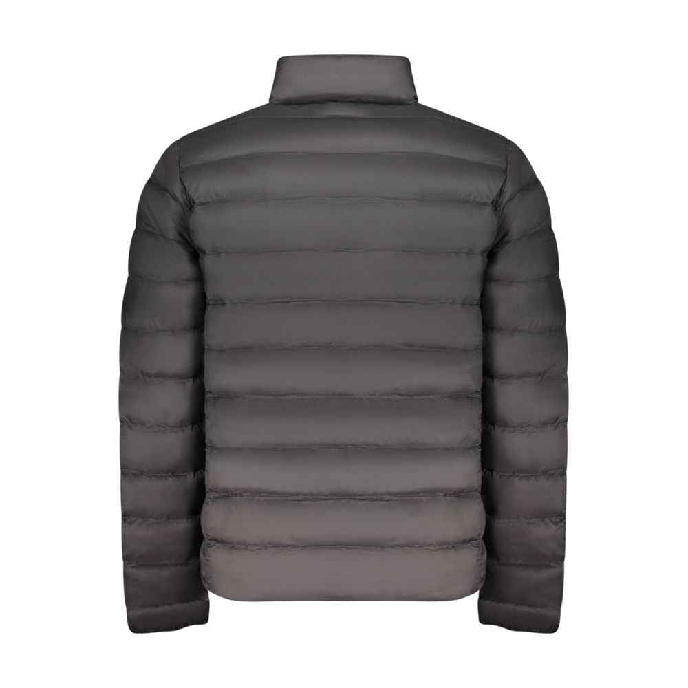Black Polyester Men's Jacket