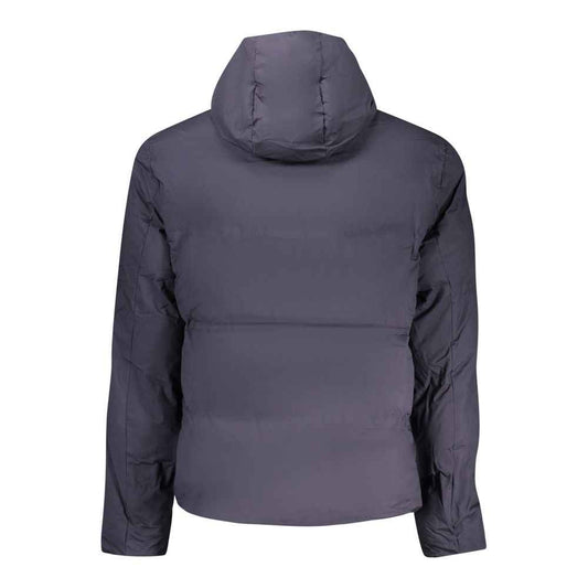 Blu Polyester Men's Jacket