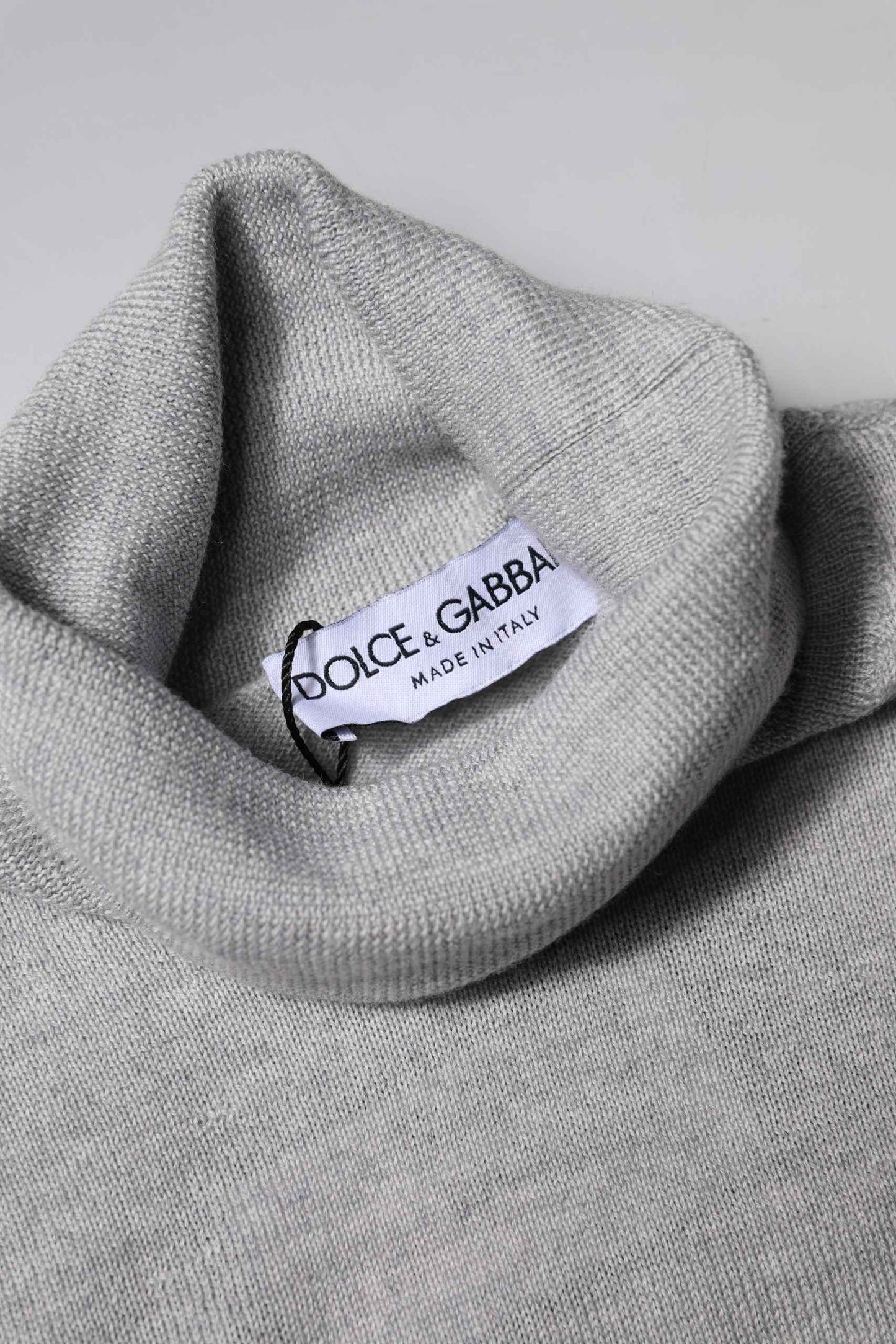 Gray LongSleeve Turtleneck Pullover Sweater