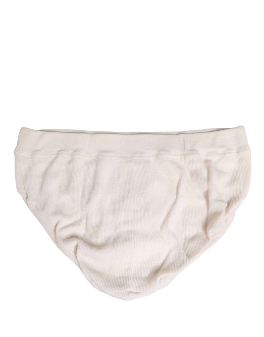 Off White Logo Silk Men Briefs Underwear