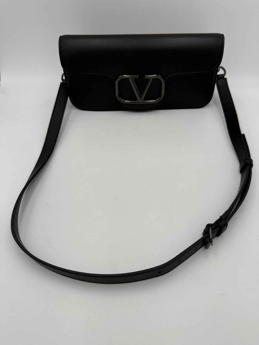 VALENTINO GARAVANI VLOGO Black Handbag