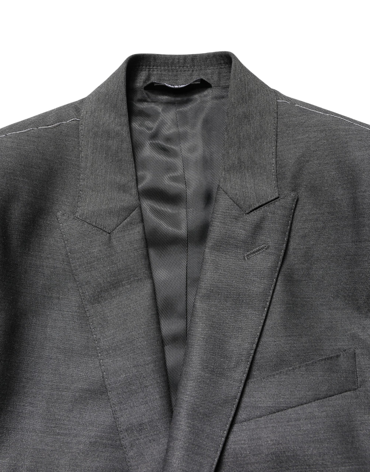 Dark Gray Wool Slim Fit Coat Jacket Blazer