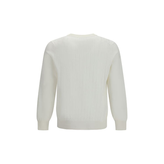 White Cotton Sweatshirt