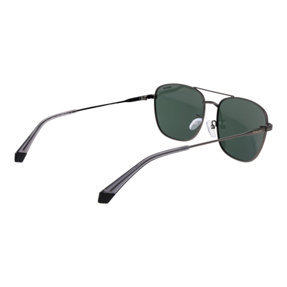 Gray Stainless Steel Sunglasses